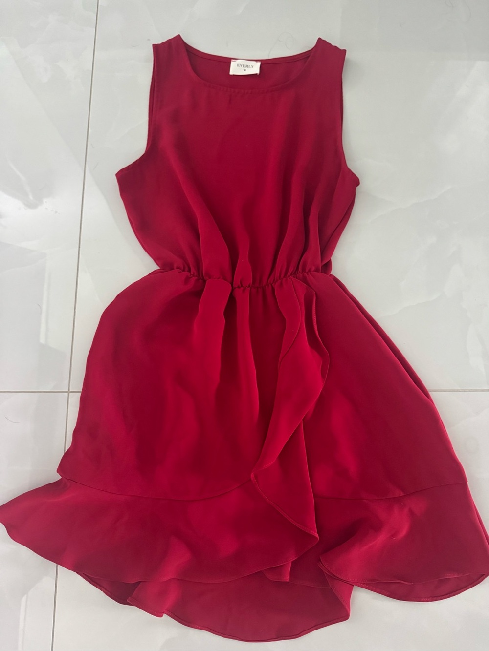 Women's Red dress holiday dress